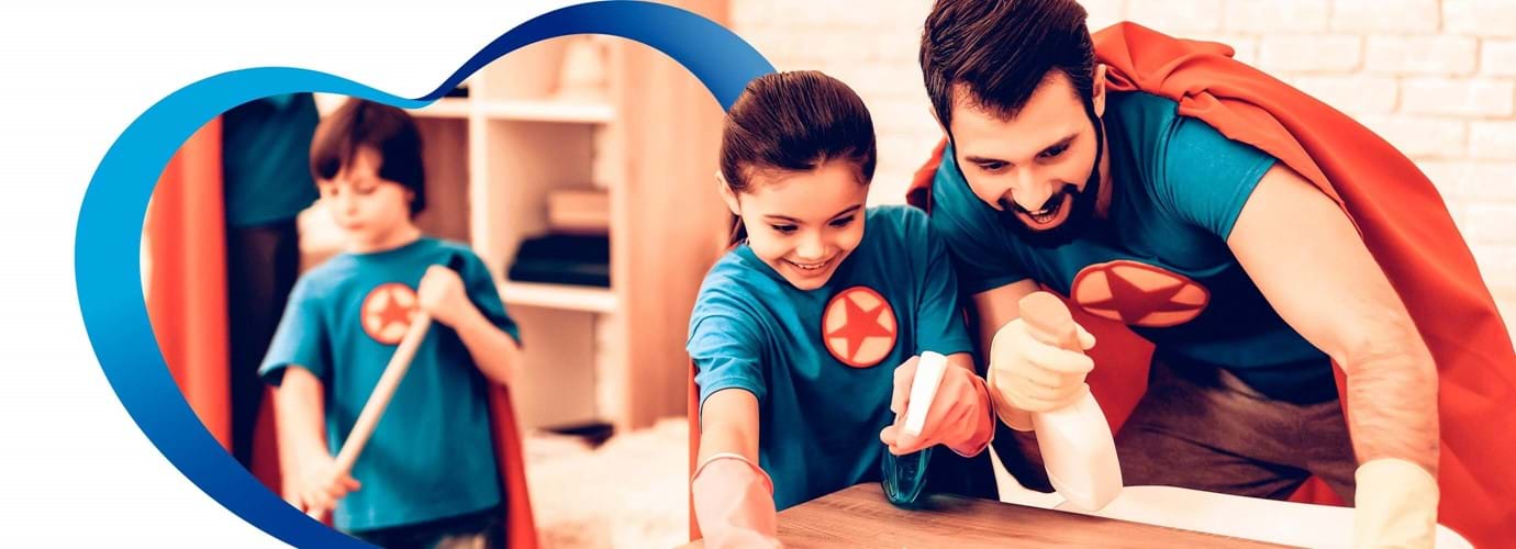 Haz que tus hijos se interesen en la limpieza del hogar